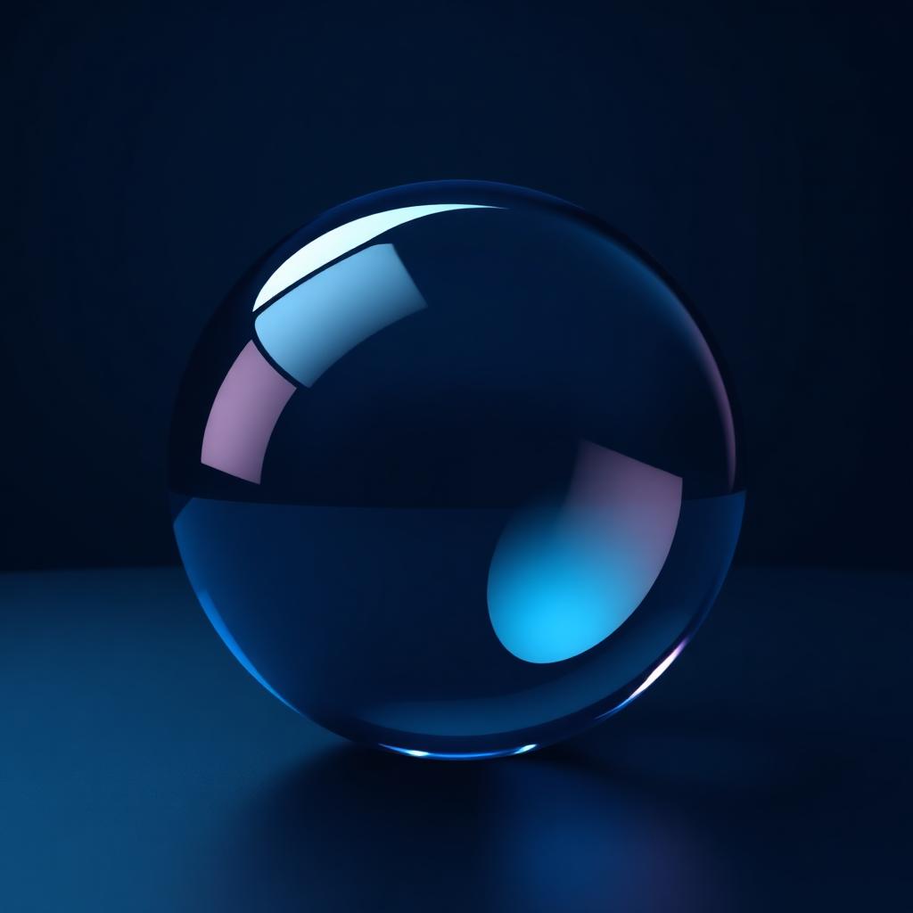 Premium glass orb representing crafted digital experiences